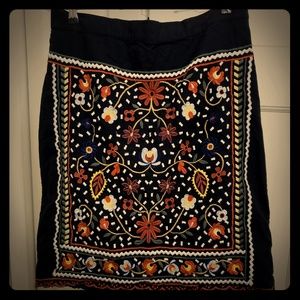 Eloquii embroidered skirt